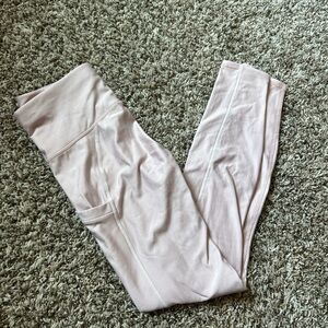 mid/high waisted ballet slipper pink Fabletics leggings